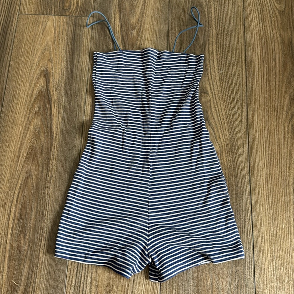 Zara Striped PJ Romper